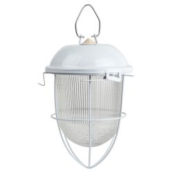 Светильник ЭРА НСП 02-100-003 с решеткой Желудь сталь стекло IP54 E27 max 100Вт 172х262х275 белый