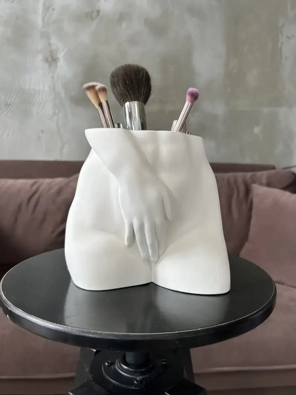 Кашпо Женское тело Горшок  Ваза скульптура декор для дома