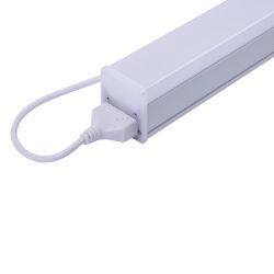 ULO-N10A-20W-6500K-L60 IP40 WHITE Светильник линейный светодиодный подвесной. Прямой. 60см. Белый свет 6500K. 2000Лм. Алюминий. Цвет белый. TM Uniel