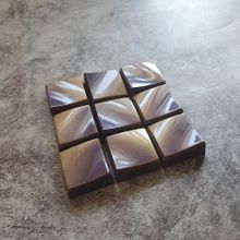 289 | Форма для шоколадных изделий "Квадрат и изгибы" (275*175 мм)