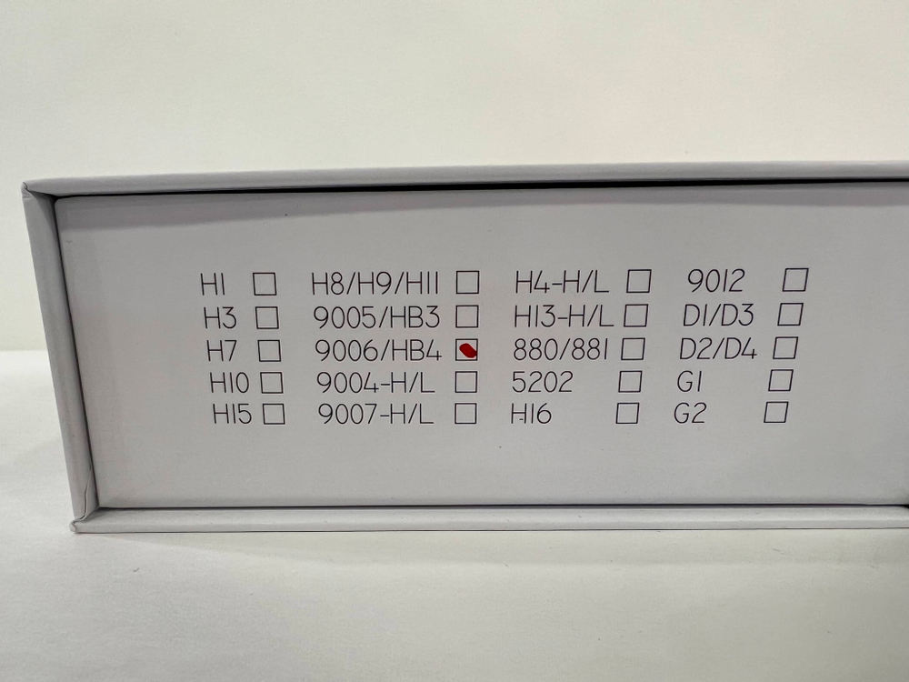 HB4 (9005) / Светодиодные (9005/HB4) лампы 6000K, 120W, 12000lm, серия - V18 - SFDA (2 шт. / комплект)