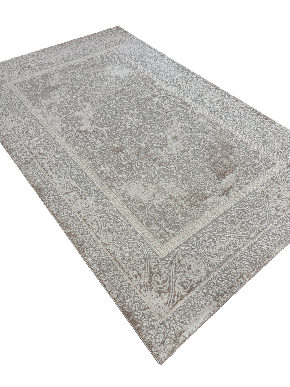 Ковер ZEFIR A5393A/SF5 IVORI/L.BEIGE Прямоугольник