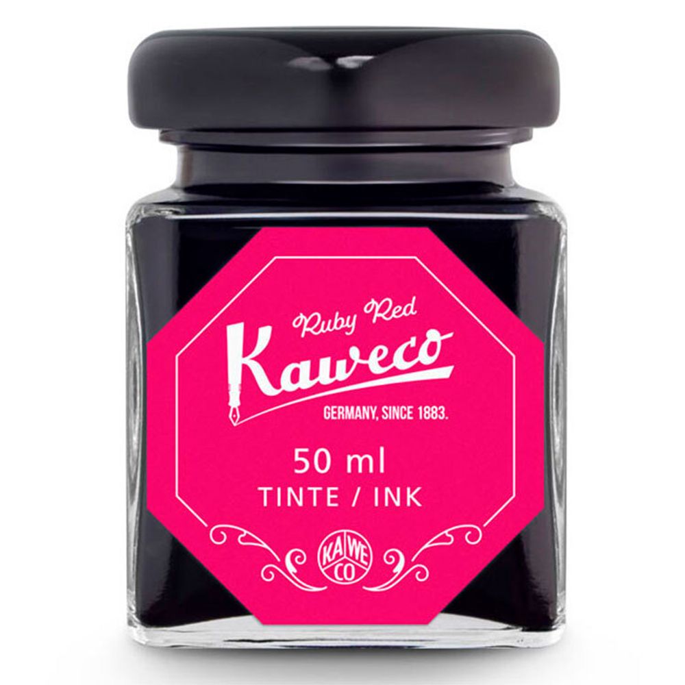 Чернила KAWECO в стеклянной банке 50 мл красный рубин (10002197) 2
