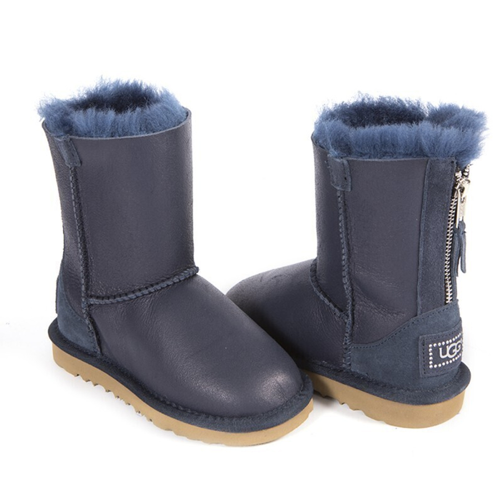 Угги Kids ZIP Metallic Navy