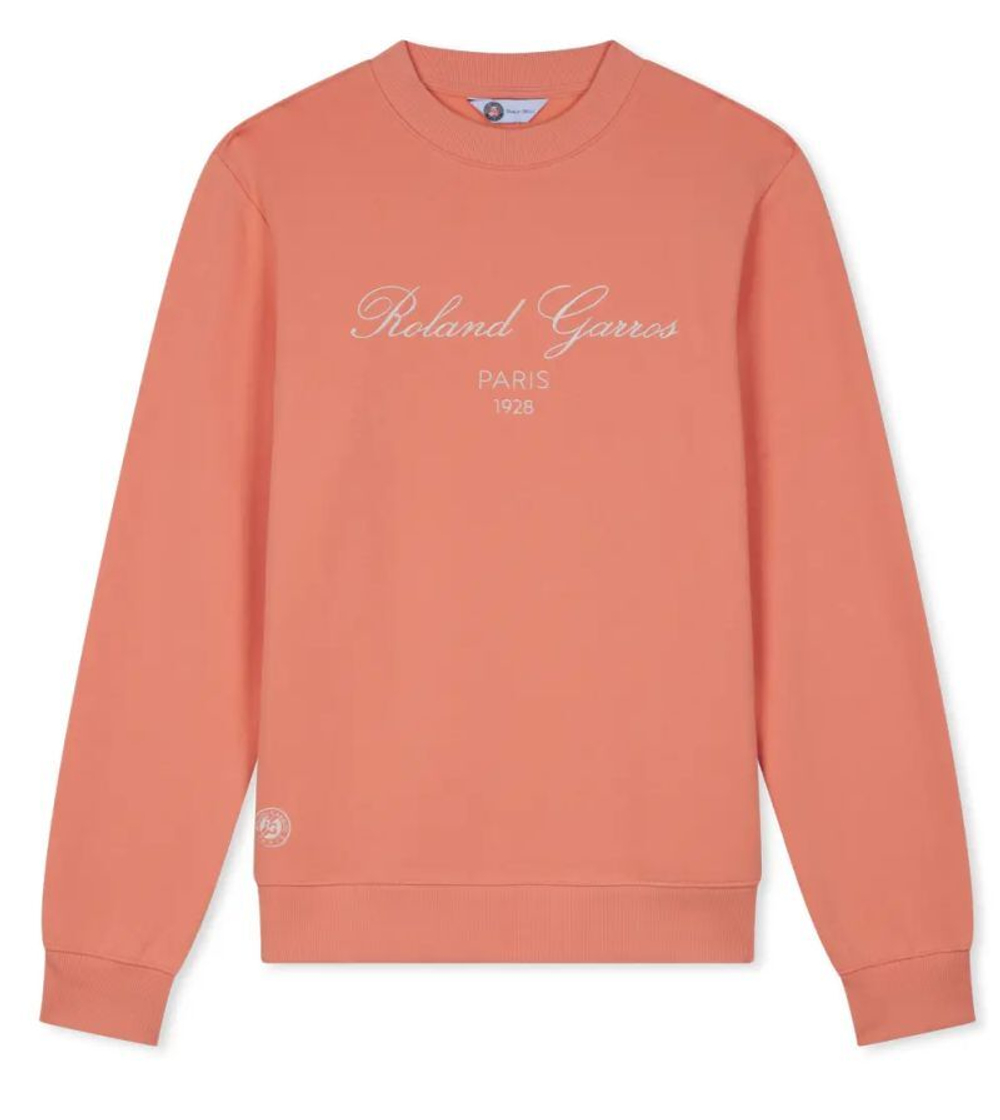 Толстовка теннисная Roland Garros Sporty Chic Titouan - coral