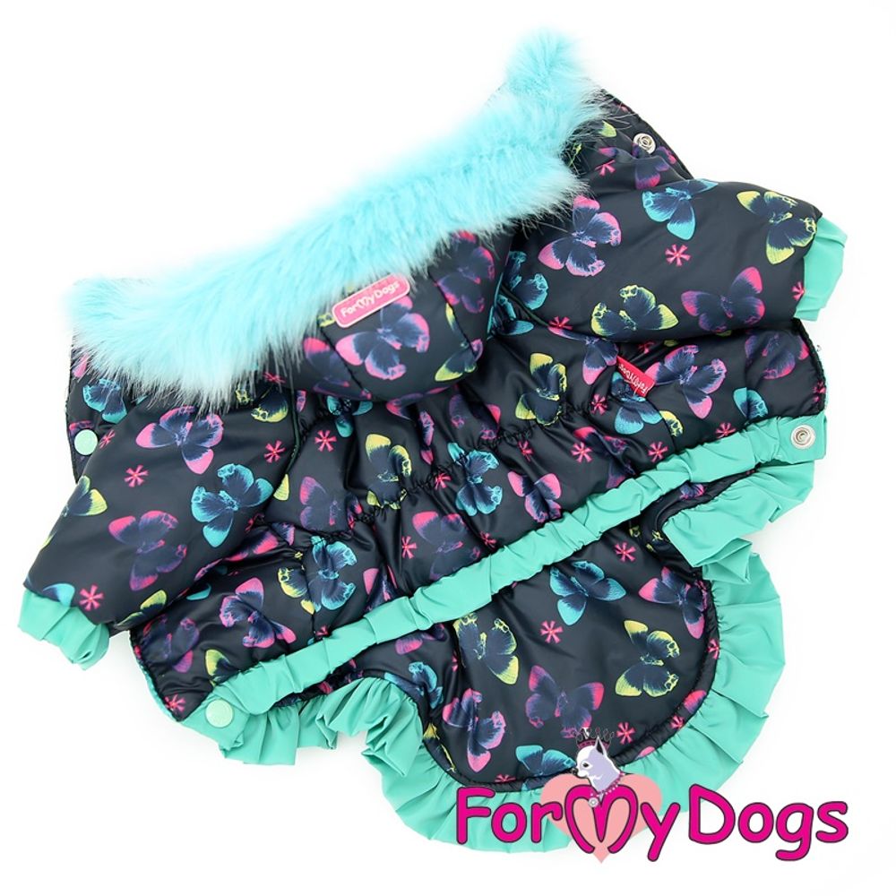 Куртка "Бабочки"синяя для девочек (Китай) р.18 FW411-2017 F Куртка "Бабочки"синяя для девочек (Китай) р.18 FW411-2017 F