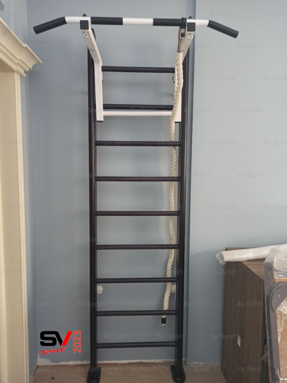 Монтаж шведской стенки Sv Sport в пеноблочные, газоблочные стены