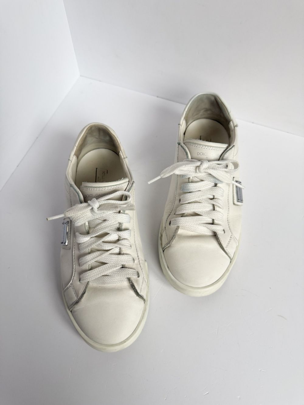 Кожаные кеды Dolce & Gabbana, 35