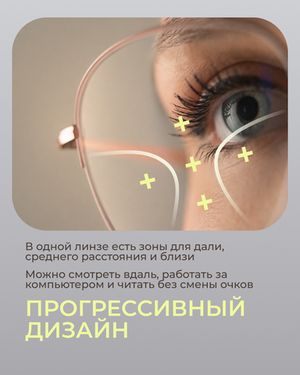 Прогрессивная линза Geek Pro Progressive 1.6