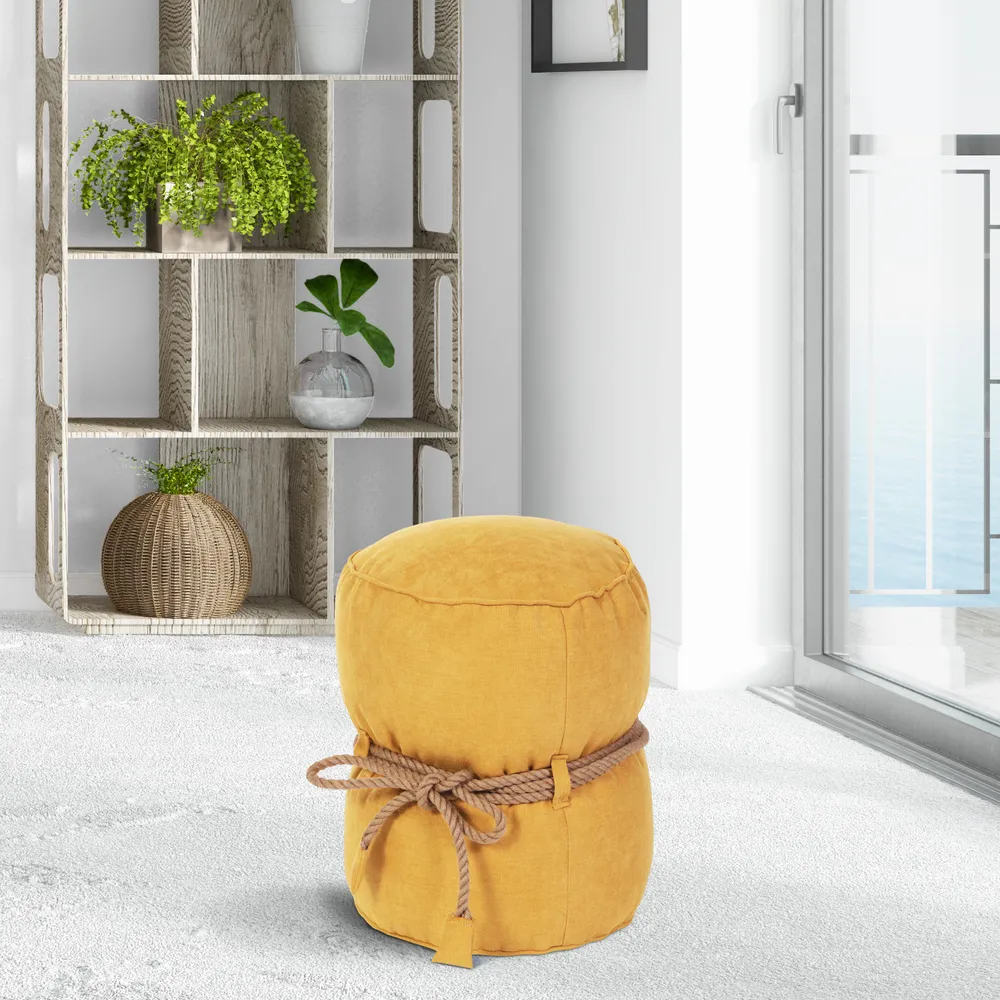 Пуф Кнехт Желтый (Классический)