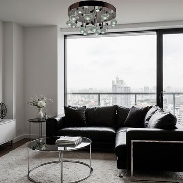 Люстра потолочная MANNE PL.7447-15+6(CR) d80