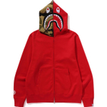A Bathing Ape Bathing Ape Shark Pattern Hooded Zip Up Свитшот