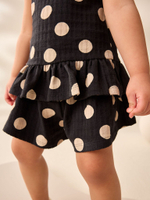 Топ и шорты в комплекте для девочки Next AD5-565, Черный, Белый