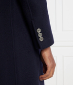 Хлопковое пальто miroy2341 HUGO - темно-синий(50500094)