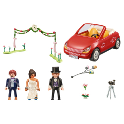 Playmobil - City Life Свадебный набор с машинкой и женихом и невестой 71077 / артикул   71077  / GTIN 4008789710772
