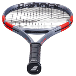 Теннисная ракетка Babolat Pure Strike 100 16/20 4-gen - grey/fluo strike + струны