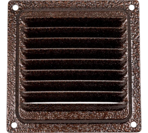 Решетка 10х10ВРС метал. с сеткой медь