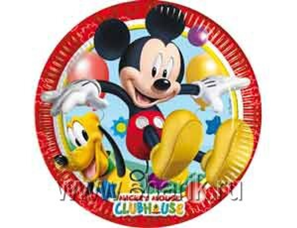 Распродажа Тарелка Микки игривый 23см 8шт/Р