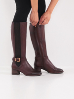 Сапожки демисезонные кожаные Tamaris Comfort XL