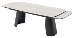 Стол KENT 200 TL-109, испанская керамика / Темно-серый каркас, ®DISAUR