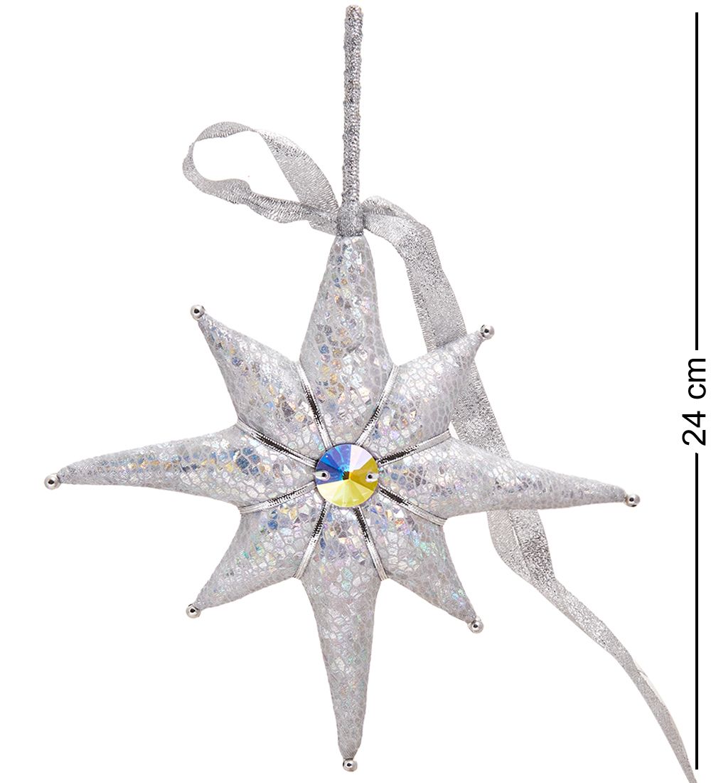 РусКукла RK-890/2 Ёлочное украшение «Звезда-верхушка»