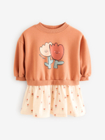 Платье для девочки Next 429-318, Персиковый