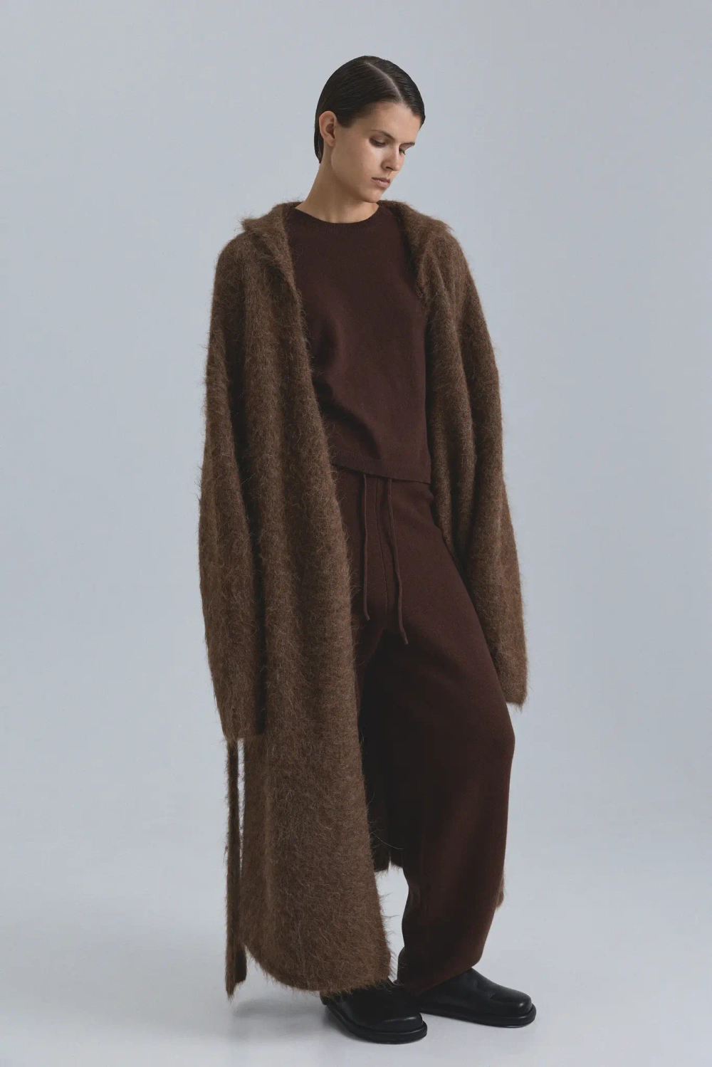 Кардиган макси из альпаки Opora