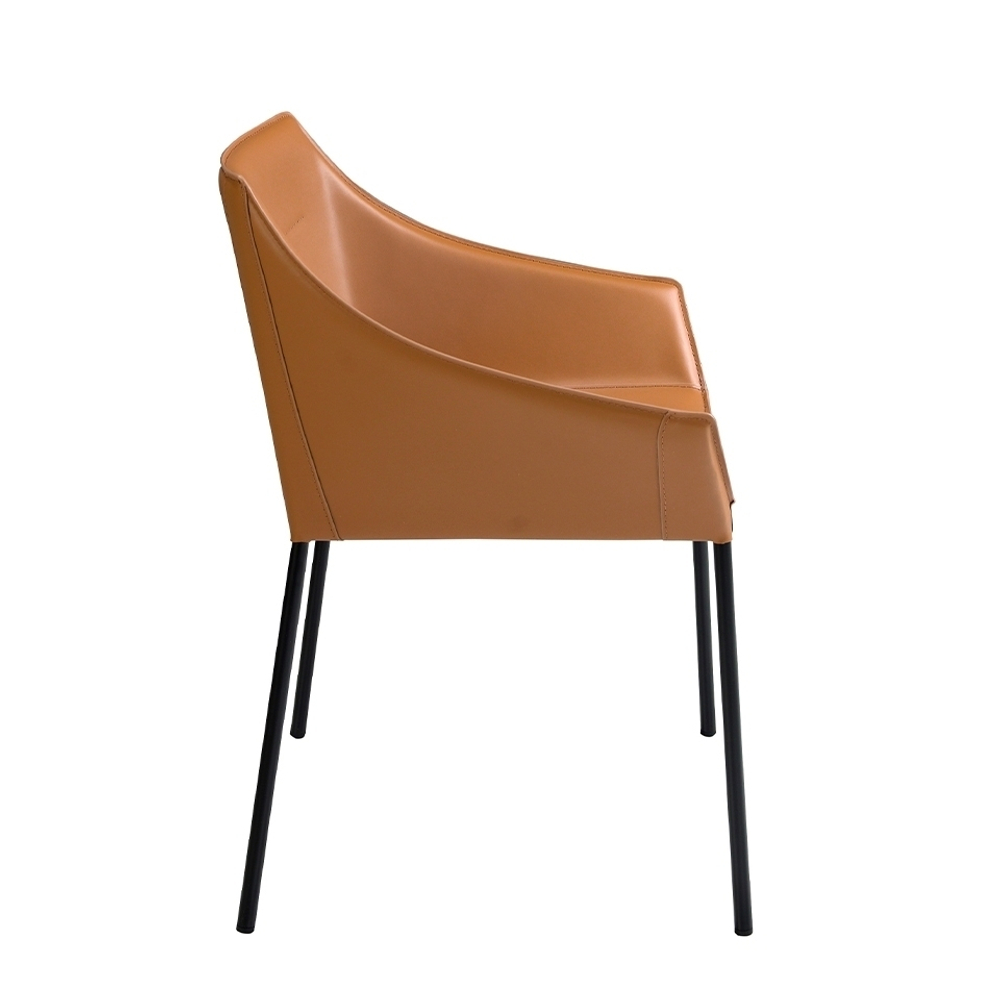 Стул 4144/DC931A коричневый из экокожи