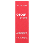 I Dew Care, Glow Easy, масло для губ с витамином С, гранат, 6 мл (0,20 жидк. унции)