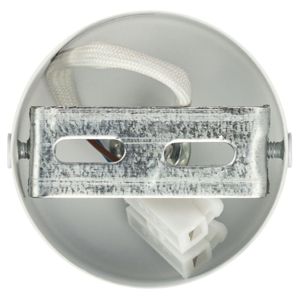 Светильник настенно-потолочный спот ЭРА OL55 WH/SL MR16 GU10 IP20 белый/серебро