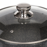 Сковорода алюминий, 26 см, антиприг, Горница, Гранит, с2654аг, с крыш, съем руч