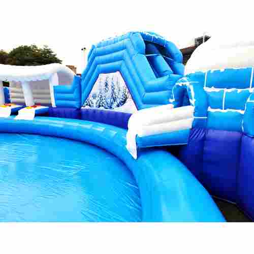 Надувной наземный аквапарк «Морское царство» 23*23*6 м