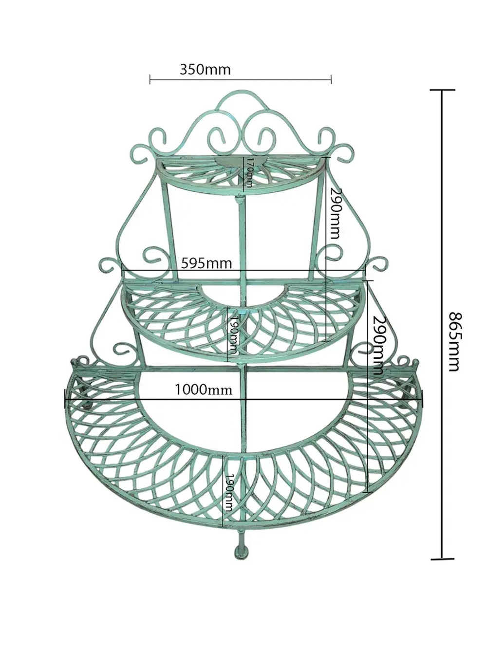 Подставка для цветов напольная металлическая