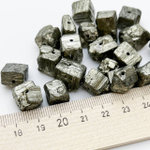 Бусины Пирит необработанный, размер около 10,5-12 мм, цена за 1 шт