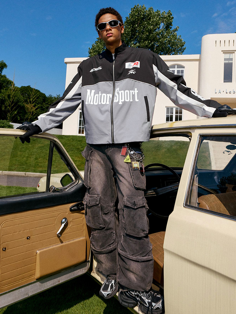 Куртка HARSHandCRUEL "Motorsport" Nylon Racing Jacket