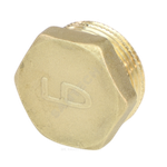 Заглушка латунь Ду 15 (1/2") НР LD LD.65.505.15