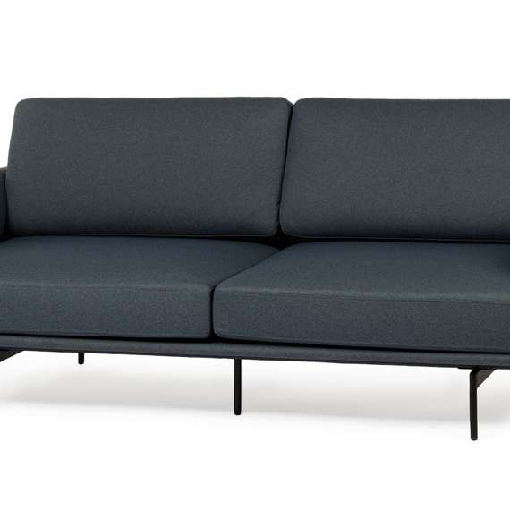 Двухместный диван Bebe 185 см, темно-синий