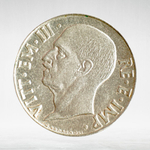 Italy 20 Centesimi 1943 R "Head of Italy with Fasces – Victor Emmanuel III", XF