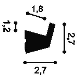 Плинтус Byblos DUROPOLYMER® CX189