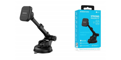 Магнитный держатель для телефона на присоске (borofone)