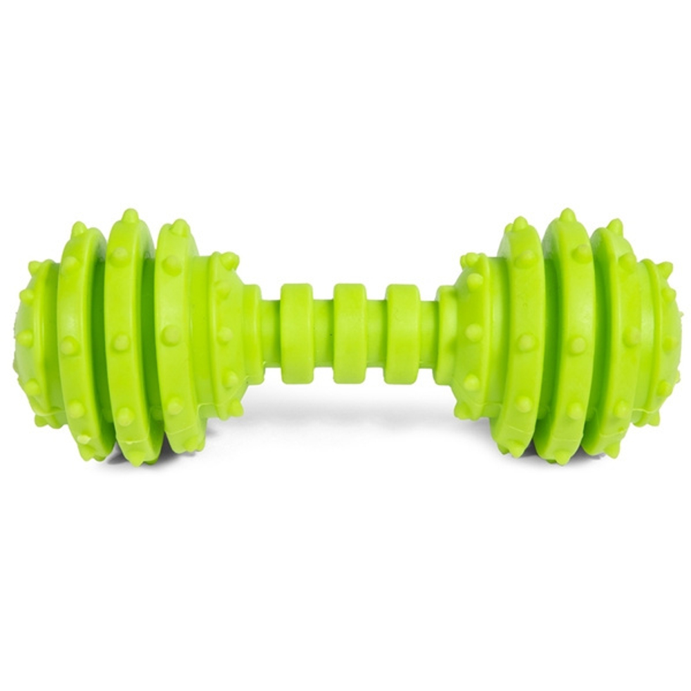 Игрушка для собак из резины "Гантель с двумя колокольчиками", 120мм, Triol