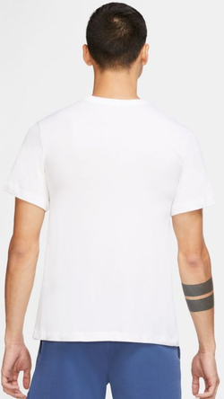 Мужская теннисная футболка Nike Dri-Fit Tee - white