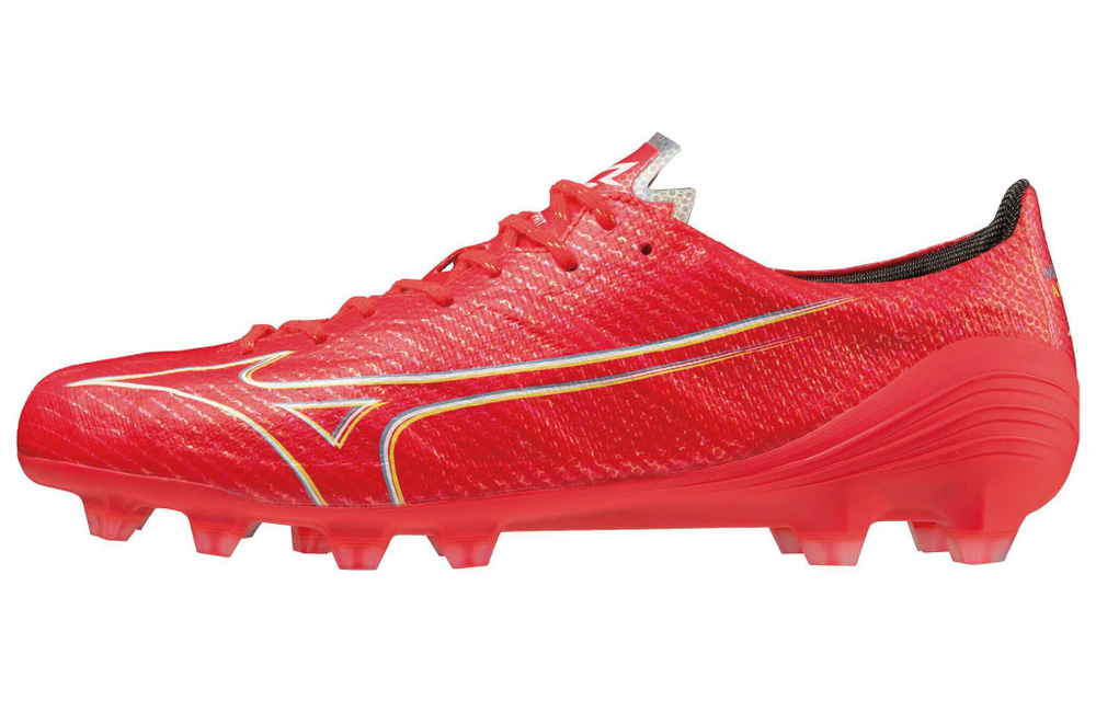 Mizuno Alpha Japan professional stable non-slip wear-resistant football shoes for men and women with the same style of red gold