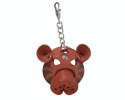 Брелок-маска Огненный тигр (Цвет: терракотовый)