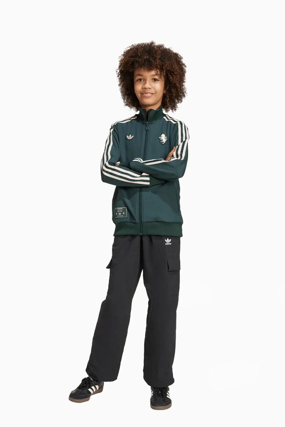 Кофта adidas Juventus FC 25/26 Terrace Icons Full-Zip Junior - зеленый