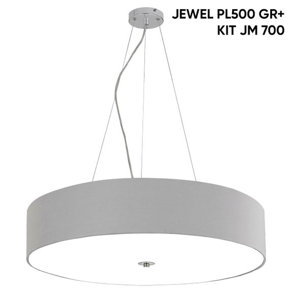 Потолочный светильник Crystal Lux Jewel PL700 Gray