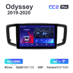 Teyes CC2 Plus 10,2"для Honda Odyssey 2019-2020