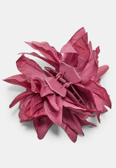 STRADIVARIUS Заколка для волос с цветком, цвет фуксии