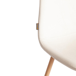 Стул BREEZE (mod. JSC-58) Велюр/металл , 44 х 53 х 86 см, Light beige (светло-бежевый) HLR1 / натуральный