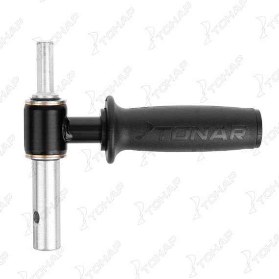 Комплект под шуруповерт, мотобур (шнек MOTOSHTORM 150(R)+адаптер АШ-02+молоточек) T-SMS150R-ASH02